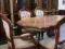 KOMPLET WŁOSKI STÓŁ 6 KRZESEŁ + DUŻA WITRYNA