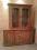 Meble dębowe. Komoda-witryna-szafa.jak nowe !!