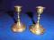 Piękne mosiężne świeczniki-Anglia