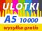 ULOTKI A5 10000 sztuk 135g 2stronne ULOTKA JAKOŚĆ