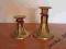 Stylowo-mosiężne świeczniki - 2szt- Okazja!!!