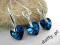 Śliczne Serduszka SWAROVSKI BERMUDA BLUE !!!