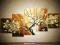 Drzewo w brązach obraz malowany 150x70 wys 24h $$