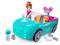 Polly Pocket Lalka + Autko Kabriolet Mattel V3237