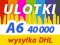 ULOTKI A6 40000 KOLOROWE dwustronne SZYBKI DRUK
