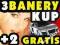 GOTOWE WZORY baner 2m/1m GRATISY banery wizytówki