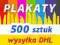 PLAKATY A2 500 szt - 48h - SUPER JAKOŚĆ PLAKAT