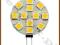 Zarówka LED G4 -12 SMD 5050 Led 12V JC B. CIEPLA