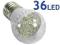 ŻARÓWKA DIODOWA 36 LED E27 energooszczedna KULA