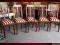 DĘBOWE KRZESŁA  SECESYJNE po renowacji