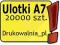 Ulotki A7 - 20000 sztuk - dwustronny zadruk