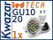 Żar. LED GU10/230V/20pkt - szeroki kąt - jak 20W!