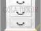 KOMODA BIAŁA NAKASLIK 60G754 szafka RETRO