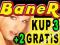 BANER 2m/1m banery GOTOWE WZORY led neon kaseton