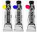 Farby akrylowe REMBRANDT 3 podstawowe kolory3x40ml