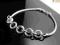 Piękna WŁOSKA BRANSOLETKA srebro pr.925