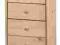 Komoda SAMBA 6 sosna sosnowa od TOTALDIRECT