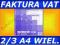 Druk Faktura VAT 2/3 A4 80K Wielokopiujący #827