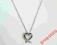 Piękny Łańcuszek Srebrny  z Zawieszką SN014