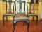 4 krzesła drewno