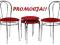MEGA ZESTAW 2 X KRZESŁO TULIPAN + 2TABORETY+GRATIS