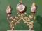 Uroczy figuralny zegar z amorkami - w stylu baroku