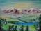 PEJZAŻ GÓRSKI - OLEJ 30X40