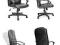 KRZESŁO BIUROWE FOTEL BIUROWY WYGODNY KÓŁKA SKÓRA