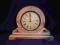Piękny drewniany zegar kominkowy -Anglia