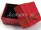 PUDEŁKO na biżuterię STYLOWE czerwone OKAZJA