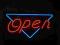 neon open NEON otwarte reklama szyld