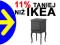 11% TANIEJ IKEA EDLAND STOLIK NOCNY SZAFKA