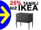 25% TANIEJ IKEA EDLAND STOLIK NOCNY SZAFKA KOMODKA