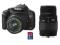 Canon 1000D + 18-55 + 70-300 + SD 4GB MEGA ZESTAW