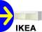 NAJTANIEJ IKEA HEMNES PÓŁKA ŚCIENNA  SZAFKA SALON