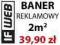 Banery reklamowe 2m x 1m  - wysoka jakość !