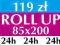 ROLL UP 85x200cm *DRUK FOTO *BANER *ROLL-UP *24h