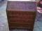 Drewniany dębowy ,masywny sekretarzyk