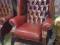 Chesterfield Queen Anne  bordo sofa 2 fotele