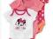 3-PACK BODY MYSZKA MINNIE 12-18 M