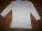 Biała cienka bluzeczka CRASHONE r.134/140  bawełna