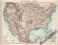 USA STANY ZJEDNOCZONE AMERYKA MAPA 1899r. oryginal