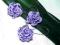 ŚLICZNE DŁUGIE  KOLCZYKI  I WISIOREK FIMO KWIATKI