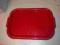 Taca plastkikowa firmy RUBBERMAID czerwona