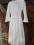 Biała delikatna sukienka r.158