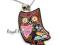 BOSKI NASZYJNIK - CZADOWA SOWA BOHO CRICET HM