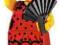 8semka LEGO 8827 MINIFIGURES 6 TANCERKA FLAMENCO.