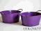 *dekomotyw* Doniczka cynk osłonka mały owal fiolet *dekomotyw* Doniczka cynk osłonka mały owal fiolet