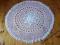 OKRĄGŁY  OBRUSIK - średnica   120 cm - szydełko