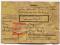 Paketkarte z KL Buchenwald 1944r.obóz koncentrac.